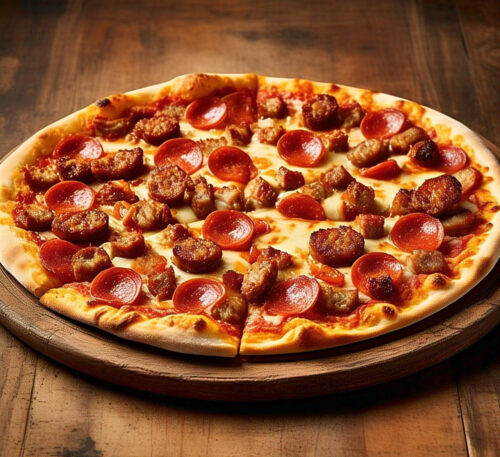 Pizza Familia Salchichon.