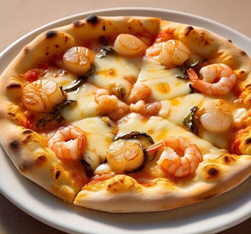 Pizza del Mar.