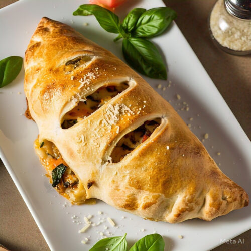Empanada Italiana al Horno (Calzon) Jamon- Queso.