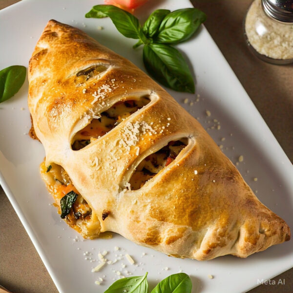 Empanada Italiana al Horno (Calzon) Pollo Queso.